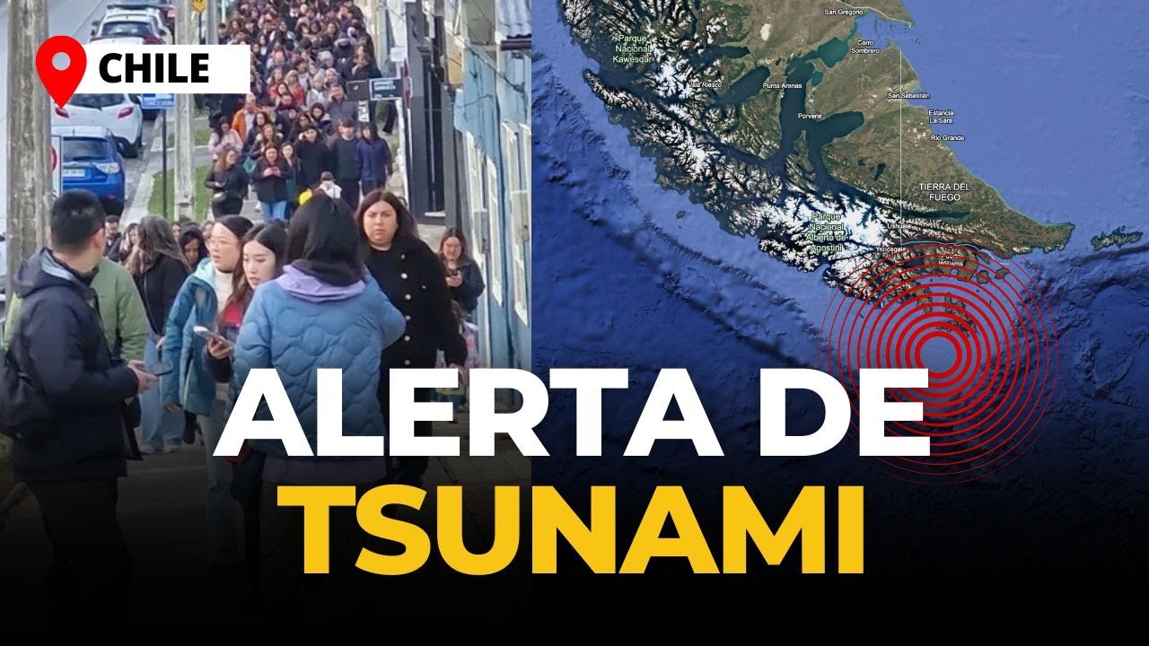 Cancelan alerta de tsunami tras el fuerte sismo en Chile