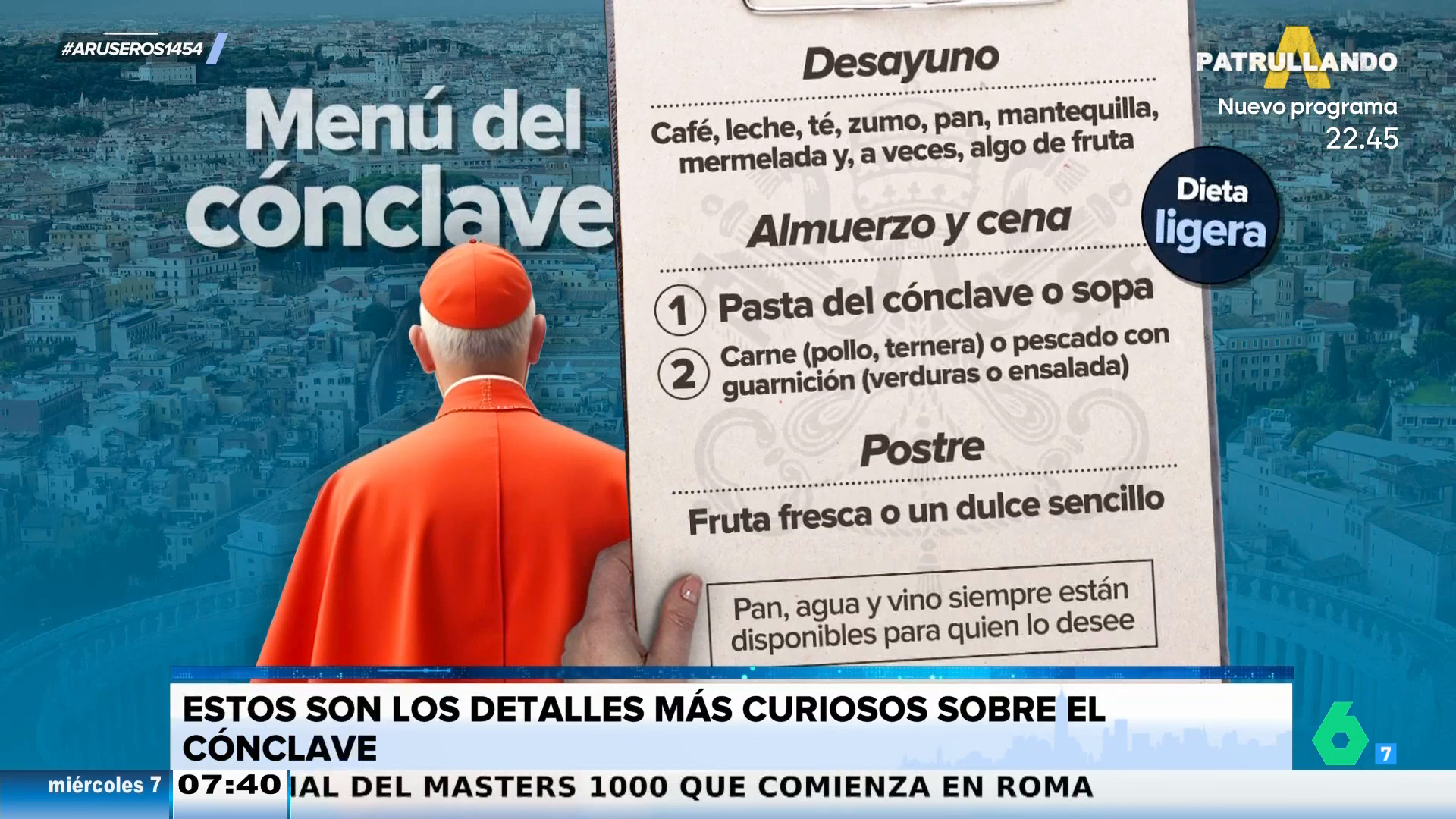 Puertas giratorias, aislamiento y un pastel prohibido: los secretos del ‘menú’ del cónclave