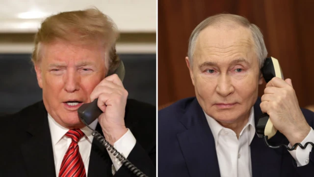Trump y Putin hablan por teléfono sobre Ucrania Trump y Putin hablan por teléfono sobre Ucrania